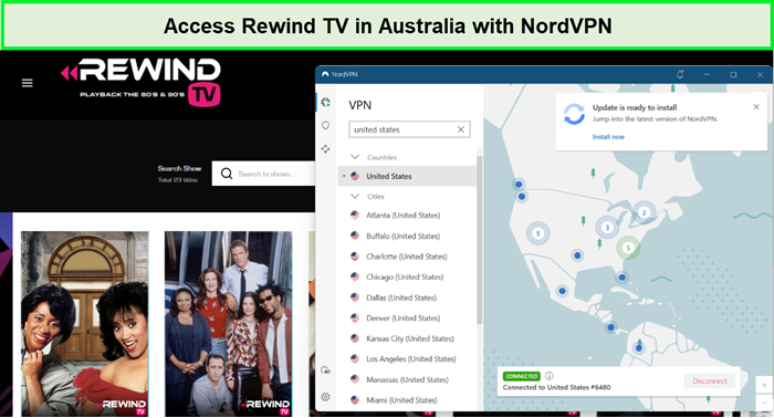watch rewind tv in australia with nordvpn