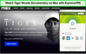 watch-tiger-woods-documentary-outside-USA-on-max-with-expressvpn
