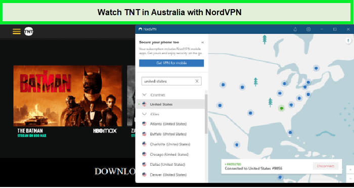 watch TNT in Australia with NordVPN