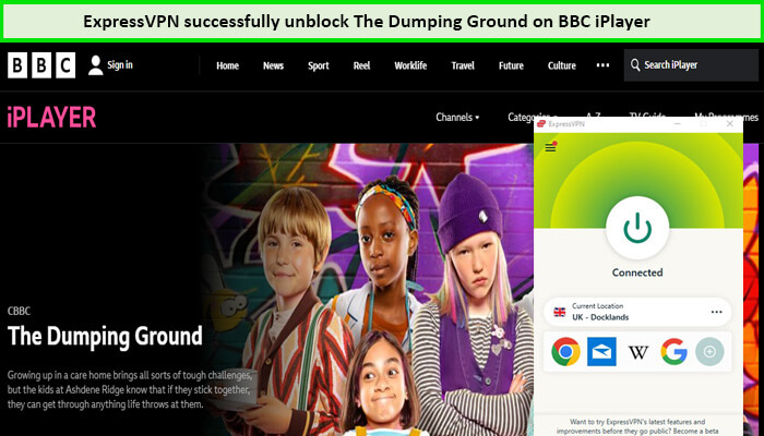Express-VPN-Unblock-The-Dumping-Ground-outside-UK-on-BBC-iPlayer