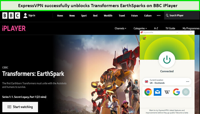Express-VPN-Unblock-Transformers-EarthSparks-in-Japan-on-BBC-iPlayer
