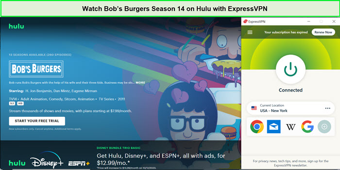 Watch-Bobs-Burgers-Season-14-Outside-USA-on-Hulu-with-ExpressVPN