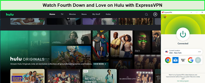 Watch-Fourth-Down-and-Love-Outside-USA-on-Hulu-with-ExpressVPN