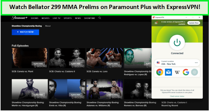 Watch-Bellator-299-MMA-Prelims-outside-USA-on-Paramount-Plus