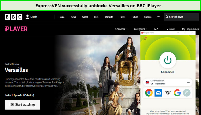 Express-VPN-Unblock-Versailles-in-Australia-on-BBC-iPlayer