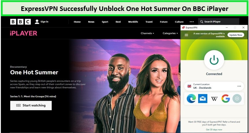 ExpressVPN-Successfully-Unblock-One-Hot-Summer-On-BBC-iPlayer