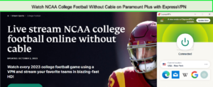 Watch NCAA College Football Without Cable in-South Korea on Paramount Plus