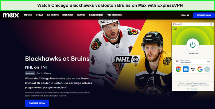 Watch-Chicago-Blackhawks-vs-Boston-Bruins-Outside-USA-on-Max-with-ExpressVPN