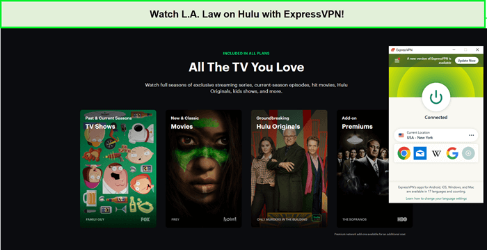 Watch-L.A.-Law-on-Hulu-with-ExpressVPN-outside-USA