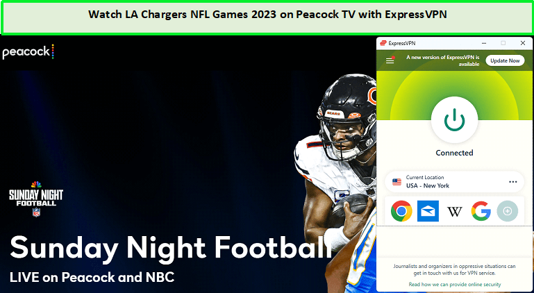 unblock-LA-Chargers-NFL-Games-2023-in-New Zealand-On-Peacock-TV-with-ExpressVPN