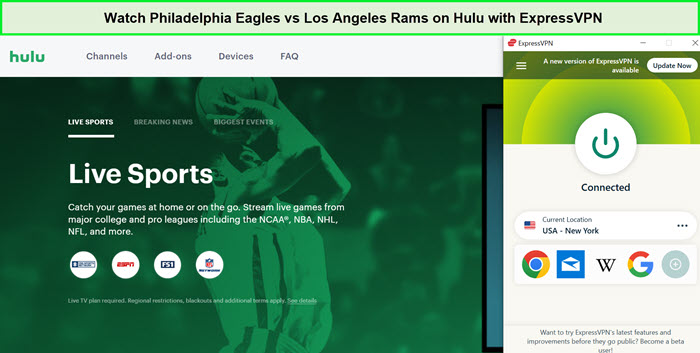 Watch-Philadelphia-Eagles-vs-Los-Angeles-Rams-in-France-on-Hulu-with-ExpressVPN