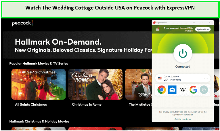 Watch-The-Wedding-Cottage-outside-USA-on-Peacock-with-ExpressVPN