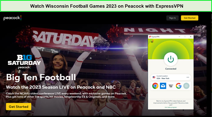 Catch the Exciting Wisconsin Football Games 2023 in the UK with Peacock