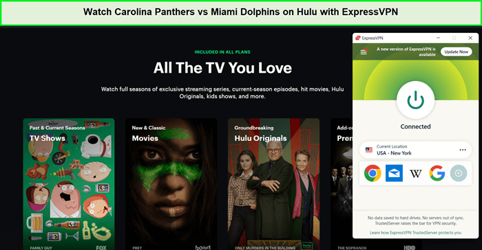 expressvpn-unblocks-hulu-for-the-carolina-panthers-vs-miami-dolphins-in-Italy