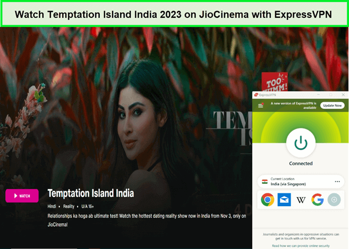 watch-temptation-island-india-2023-in-Singapore-on-jiocinema-with-expressvpn