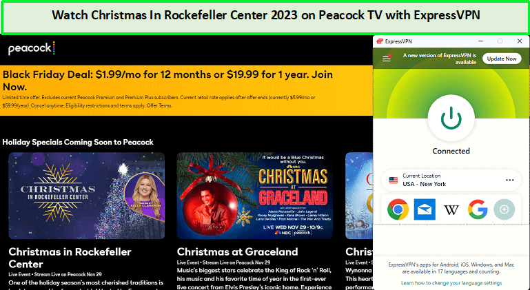 unblock-Christmas-In-Rockefeller-Center-2023-in-UK-On-Peacock-TV-with-ExpressVPN