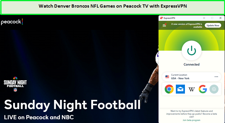 unblock-Denver-Broncos-NFL-Games-from anywhere-on-Peacock-TV-with-ExpressVPN
