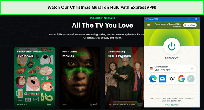 Watch-Our-Christmas-Mural-in-Italy-on-Hulu-with-ExpressVPN