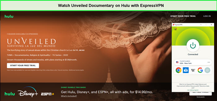 Watch-Unveiled-Documentary-Outside--on-Hulu-with-ExpressVPN