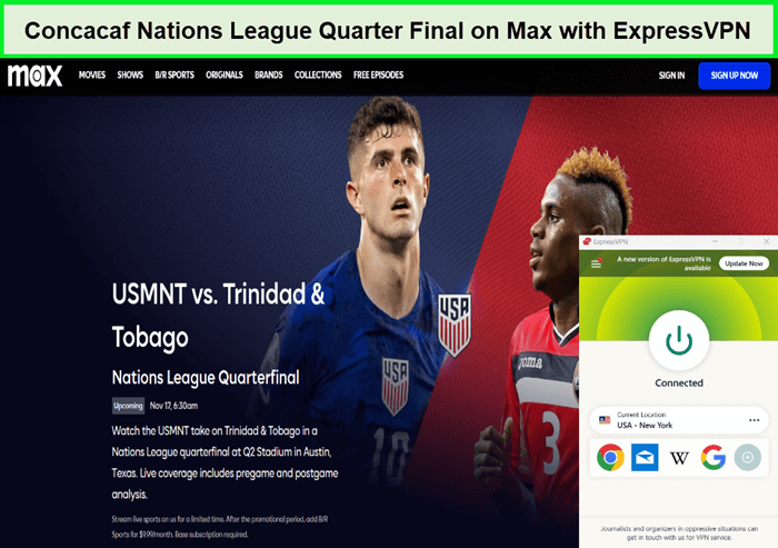 concacaf-nations-league-quarter-finals-in-Japan-on-max-with-expressvpn