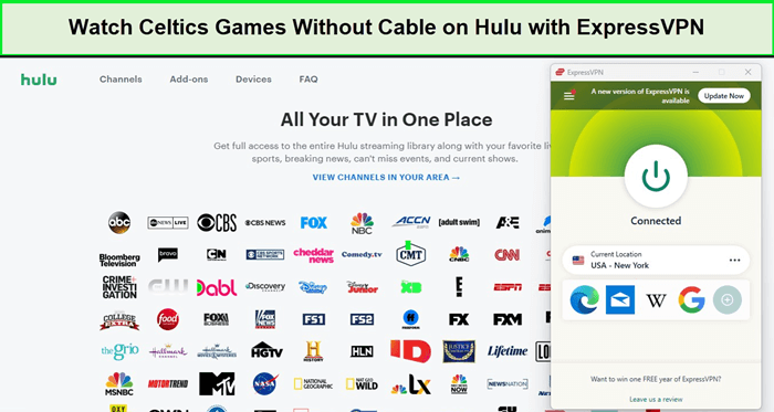 expressvpn-unblocks-hulu-for-the-celtics-games-without-cable-in-New Zealand