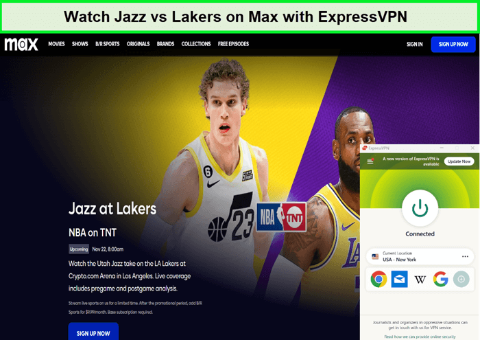 watch-jazz-vs-lakers-in-Canada-on-max-with-expressvpn