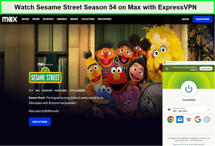 watch-sesame-street-season-54-outside-USA-on-max-with-expressvpn