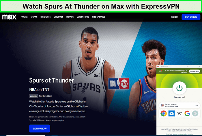watch-spurs-at-thunders-in-UK-on-max-with-expressvpn