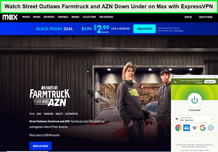 watch-street-outlaws-farmtruck-and-azn-down-under-in-Spain-on-max-with-expressvpn