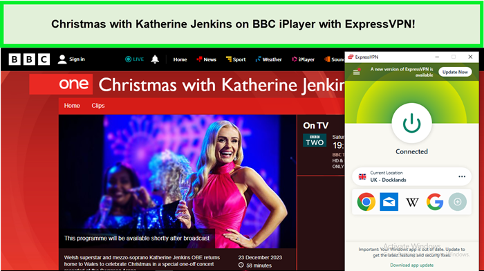 Christmas-with-Katherine-Jenkins-in-Italy-on-BBC-iPlayer-with-ExpressVPN