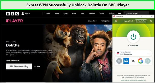 ExpressVPN-Successfully-Unblock-Dolittle-in-Australia-On-BBC-iPlayer