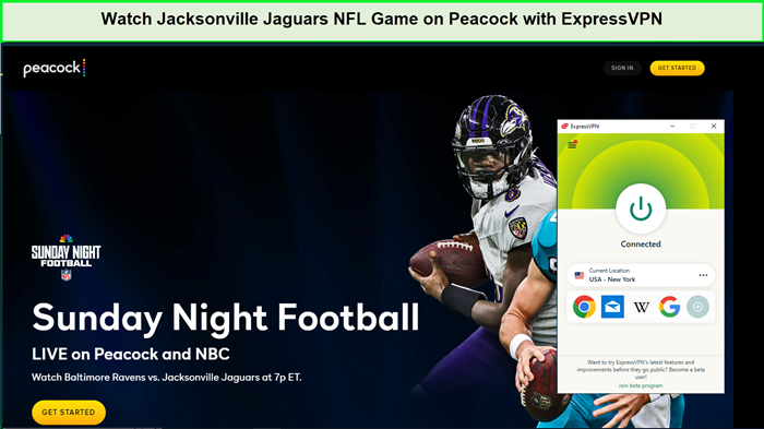 Watch-Jacksonville-Jaguars-NFL-Game-in-Canada-on-Peacock-with-ExpressVPN