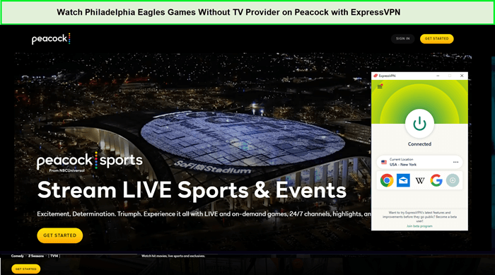 Watch-Philadelphia-Eagles-Games-Without-TV-Provider-Outside-USA-on-Peacock-with-ExpressVPN
