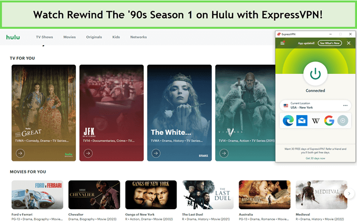 Watch-Rewind-The-90s-Season-1-outside-USA-on-Hulu-with-ExpressVPN