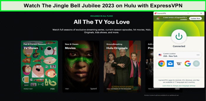 Watch-The-Jingle-Bell-Jubilee-on-Hulu-with-ExpressVPN-outside-USA