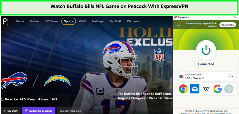 Unblock-Buffalo-Bills-NFL-Game-outside-USA-on-Peacock 