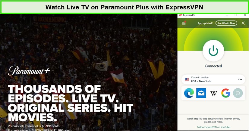  Ver televisión en vivo en Paramount Plus con ExpressVPN.  -  