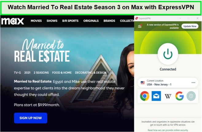 watch-married-to-real-estate-season-3--in-Spain-on-max-with-expressvpn