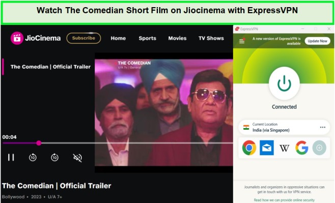 watch-the-comedian-short-film-in-USA-on-jiocinema-with-expressvpn