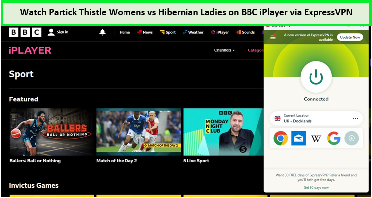 Watch-Partick-Thistle-Womens-vs-Hibernian-Ladies-outside-UK-on-BBC-iPlayer-with-expressVPN