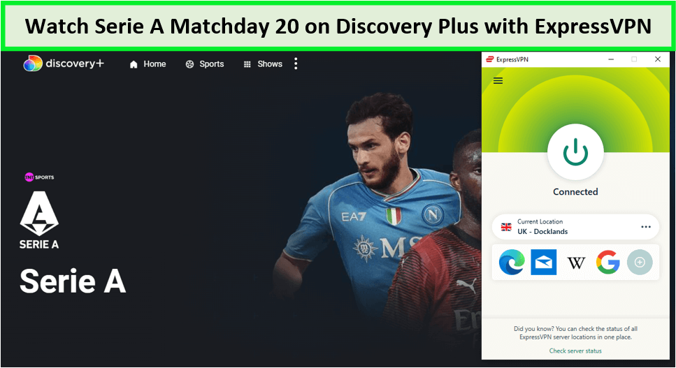 Watch-Serie A Matchday 20-in-Netherlands-on-Discovery-Plus-with-ExpressVPN 