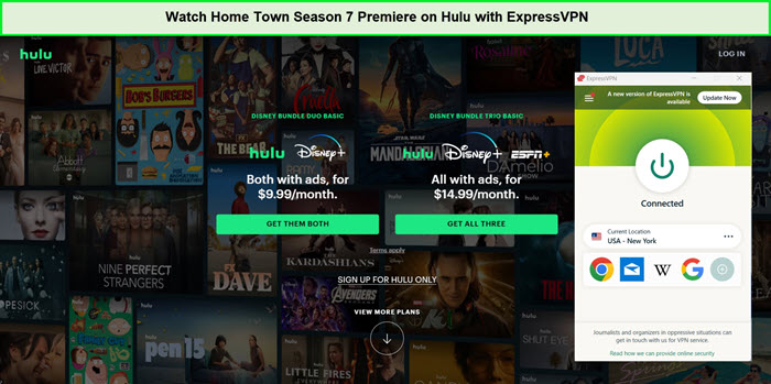 Watch-home-town-season-7-premiere-in-India-on-hulu-with-expressVPN
