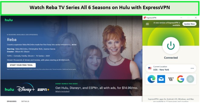 Stream-Reba-TV-Series-All-6-Seasons-in-Spain-on-Hulu-with-ExpressVPN