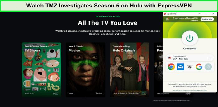 Watch-TMZ-Investigates-Season-5-on-Hulu-with-ExpressVPN-in-India
