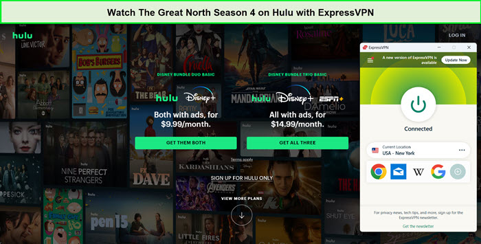 Watch-The-Great-North-Season-4-on-Hulu-with-ExpressVPN in-Australia