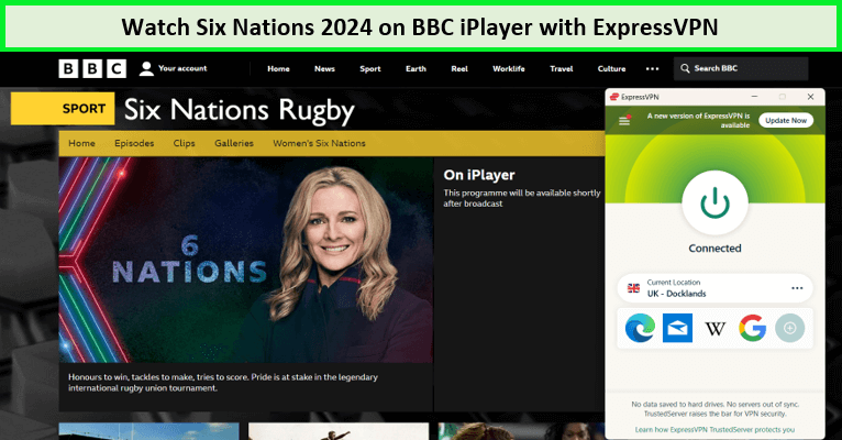  ExpressVPN deblokkeert de Six Nations 2024 op BBC iPlayer.  -  