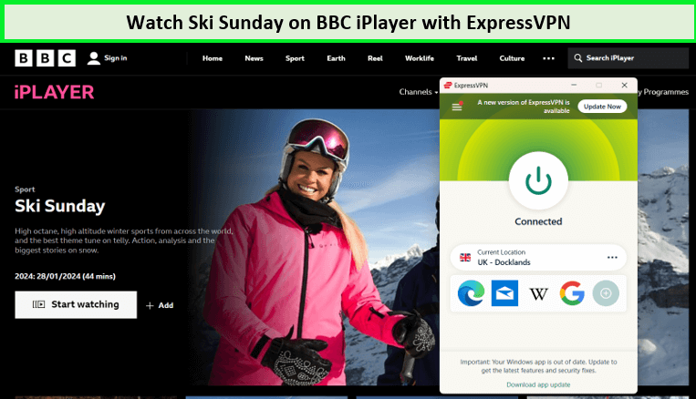 expressvpn-unblocked-ski-sunday-on-bbc-iplayer-outside-UK