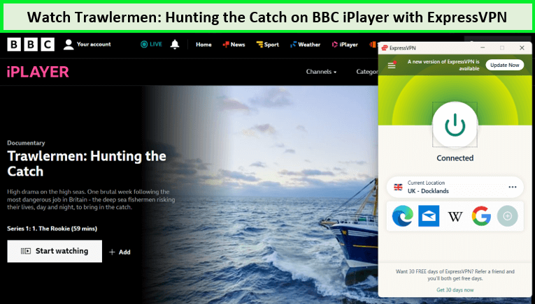 expressvpn-unblocked-trawlermen-hunting-the-catch-on-bbc-iplayer-in-Spain
