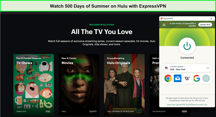 Stream-500-days-of-summer-on-hulu-with-expressvpn-in-South Korea