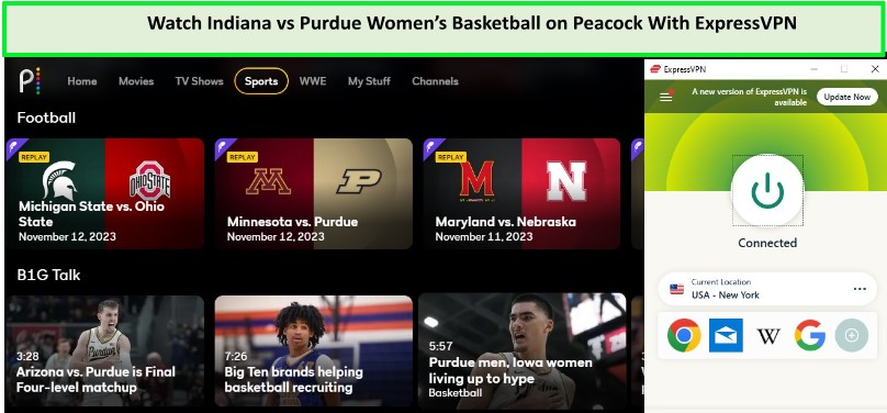 Watch-Indiana-vs-Purdue-Womens-Basketball-in-South Korea-on-Peacock